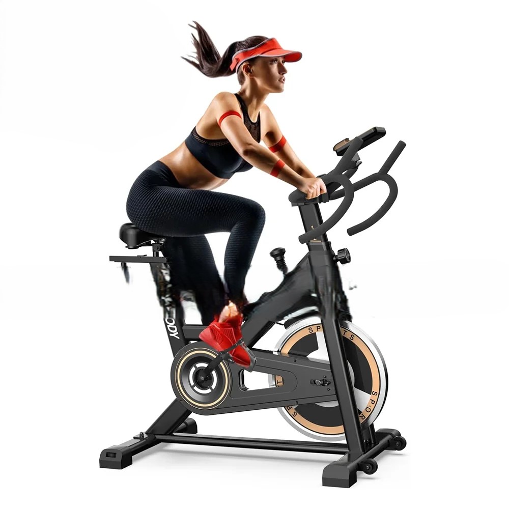 VIG BODY HLX3B Spinning Bike – 18KG Flywheel, Heavy-Duty Indoor Cycling