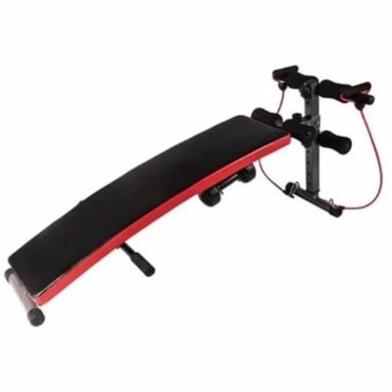 K103B Sit Up Bench - Black and Red 🏋️‍♂️