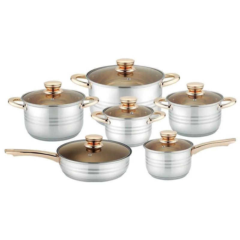 Kaisa Villa 12PCS Cookware Set – Premium Quality for Your Kitchen! 🍳🔥