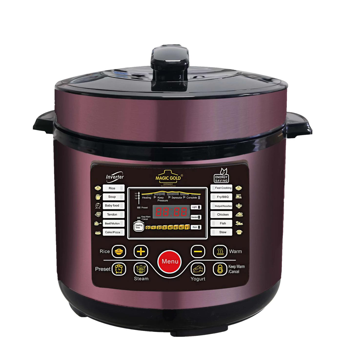 Magic Gold Electric Pressure Cooker 7L 2B 1400W 🍲✨
