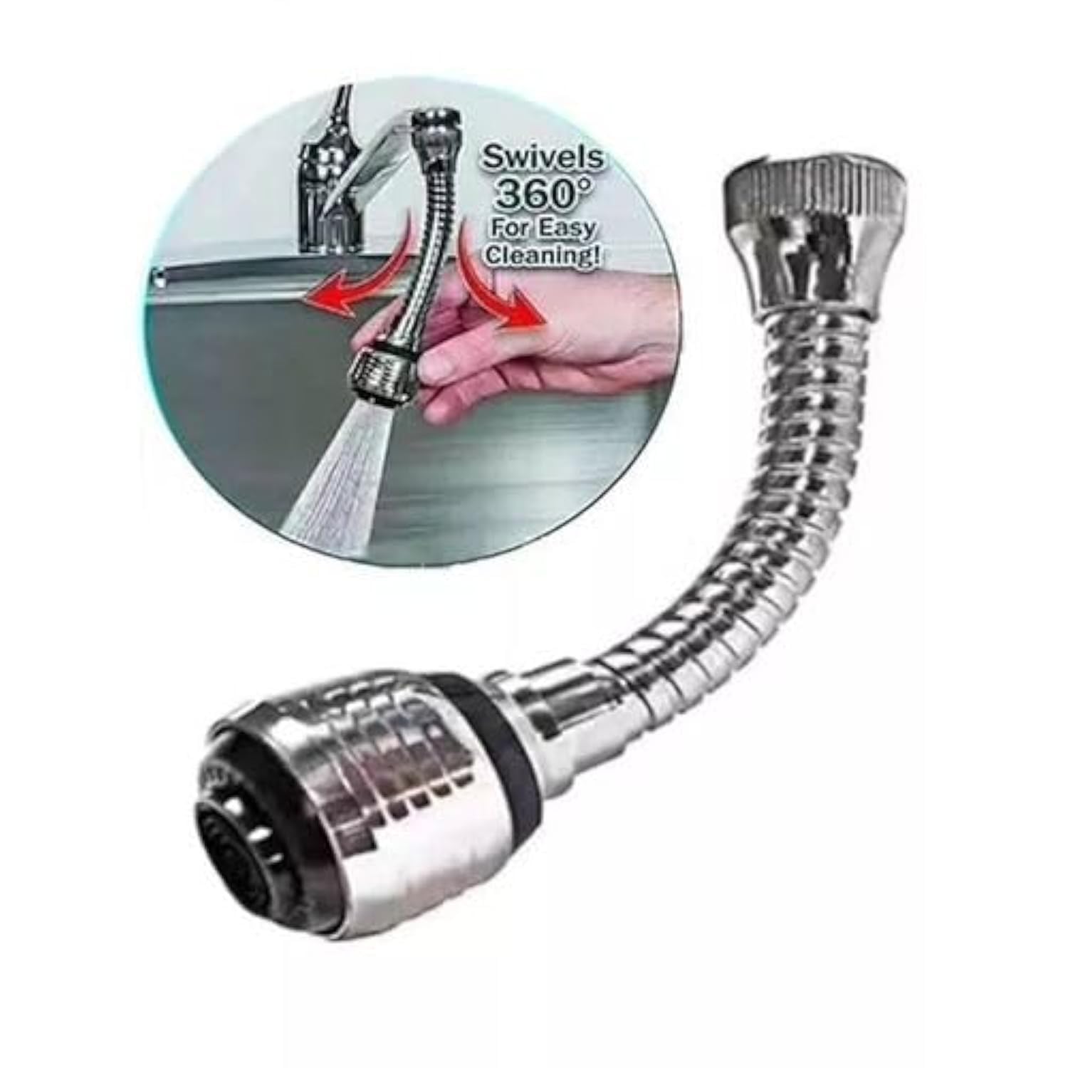 6 Inch Faucet Extender – 360° Rotatable