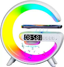 Intelligent Atmosphere RGB Light Bluetooth Speaker with Wireless Charging