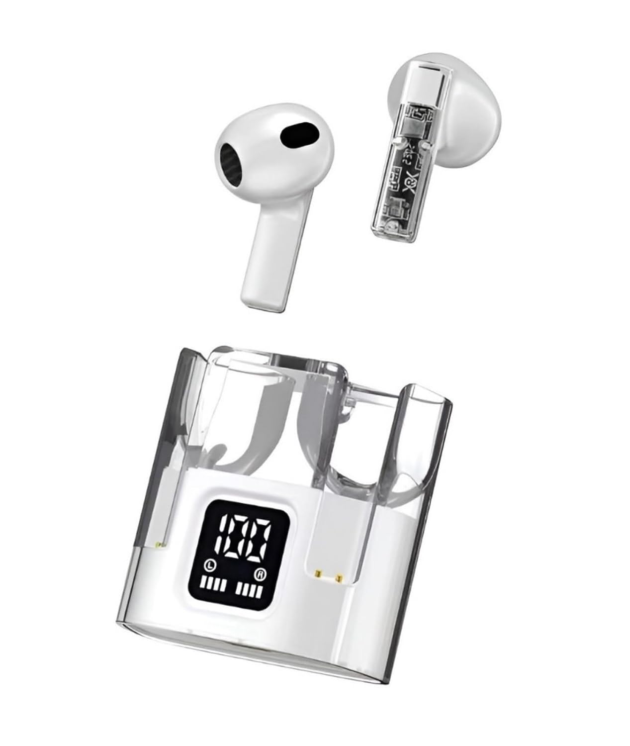 Premium stylish transparent airbuds - Crystal TWS G70