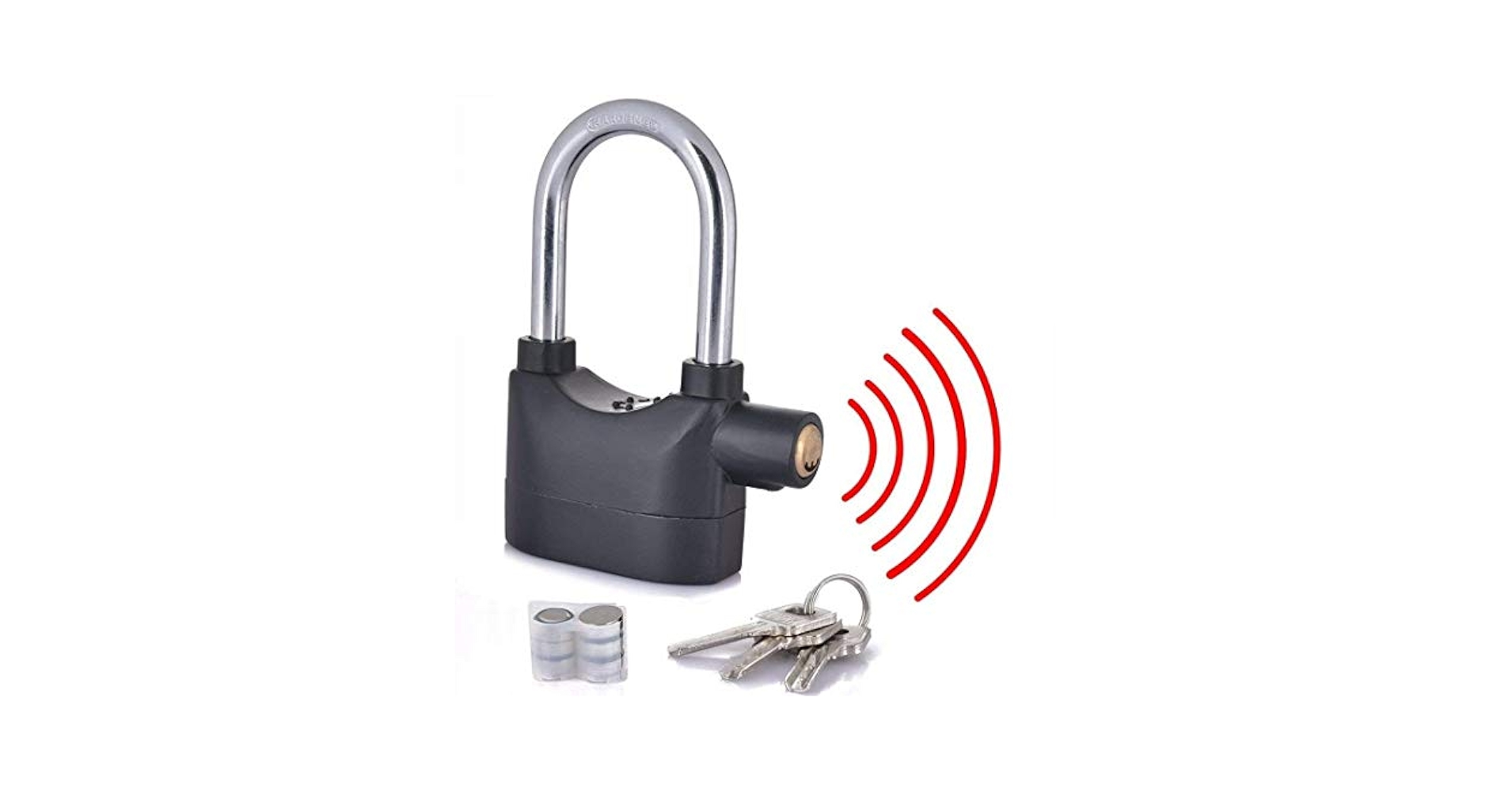 Alarm Lock & Keyring with Number Combo – Secure & Convenient! 🔒🔑