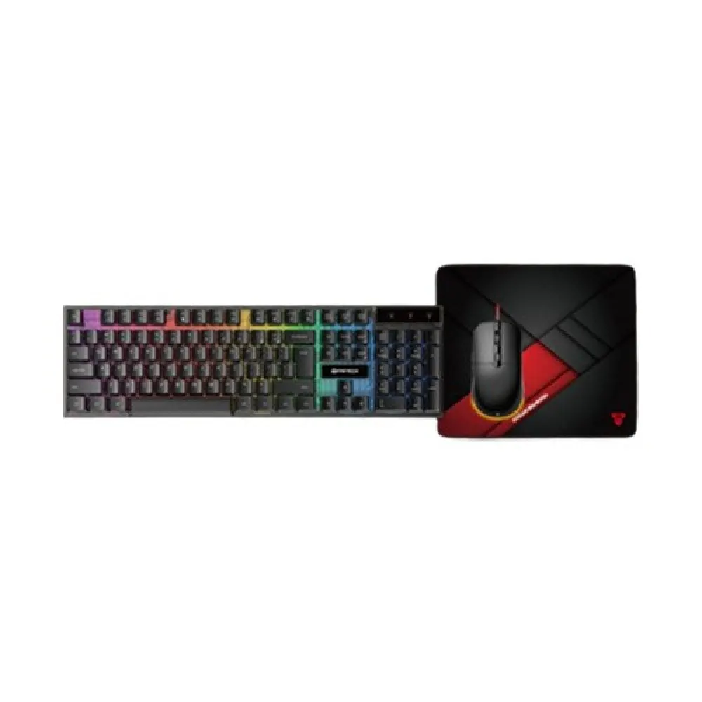 FANTECH P31 HERO 3-in-1 Gaming Combo – RGB Backlit Keyboard, Adjustable DPI Gaming Mouse, Anti-Slip Mousepad | High-Performance Gaming Gear for Precision & Speed