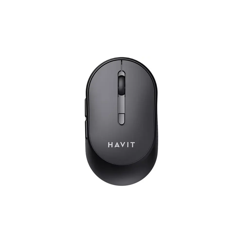 Havit MS78GT Wireless Mouse (Black) – 3200 DPI, 6 Buttons, Ergonomic Design
