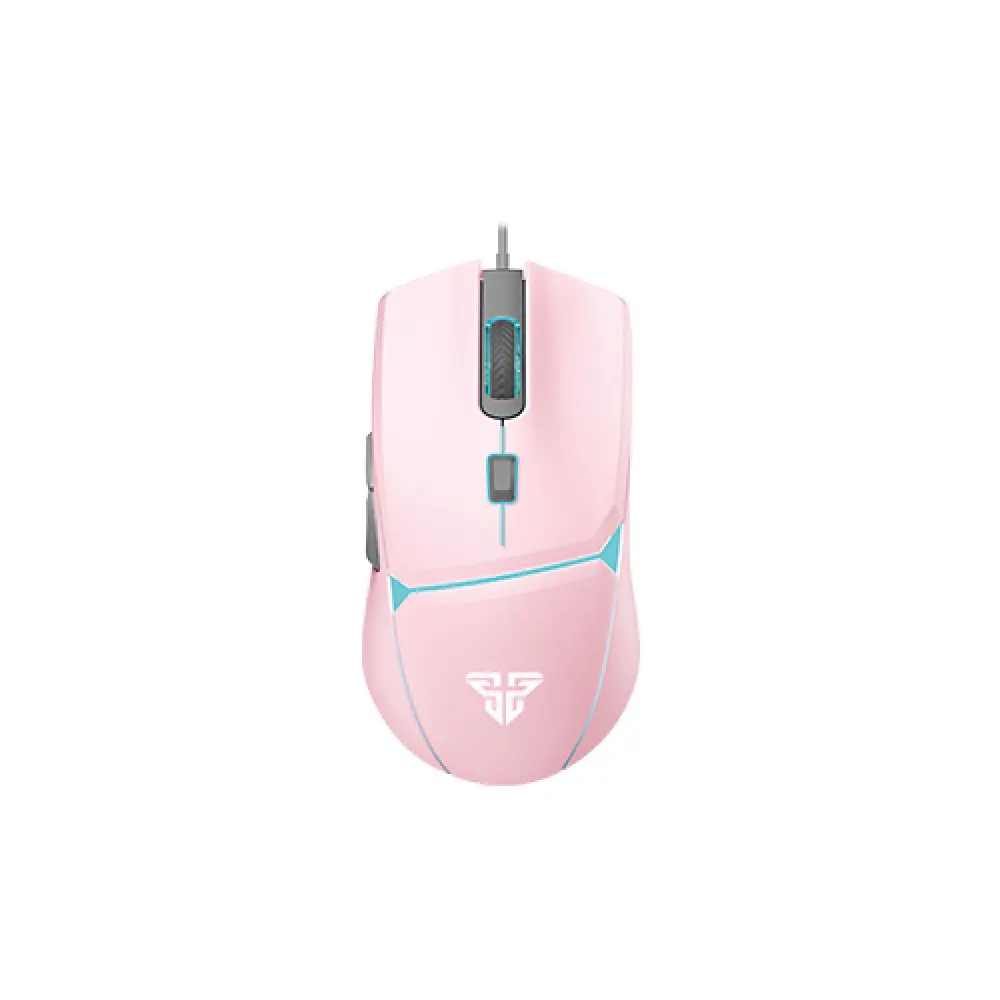 Fantech Crypto VX7 Sakura Edition USB Gaming Mouse – 8,000 DPI, Huano 10M Switches, Ambidextrous Design, 4-Color LED, Lightweight & Durable