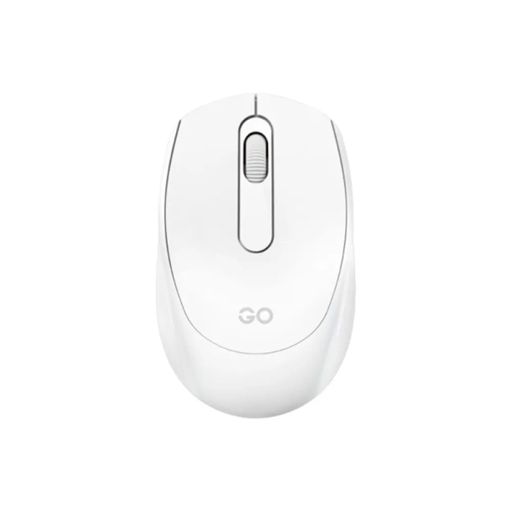 Fantech GO W191 Wireless Mouse – 1600 DPI, 2.4GHz, Silent Clicks, 10M Range, 6-Month Battery (Black, White, Pink)