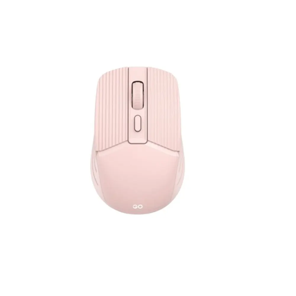 Fantech GO W605 Wireless Office Mouse – 2.4GHz, 1000-1600 DPI, Compact & Ergonomic Design (Pink)