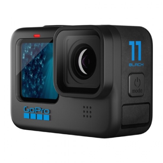 GoPro HERO11 Black 27MP 5.3K Ultra HD Waterproof Touch Screen Action Camera – HyperSmooth, HDR, Slow-Motion, Wi-Fi
