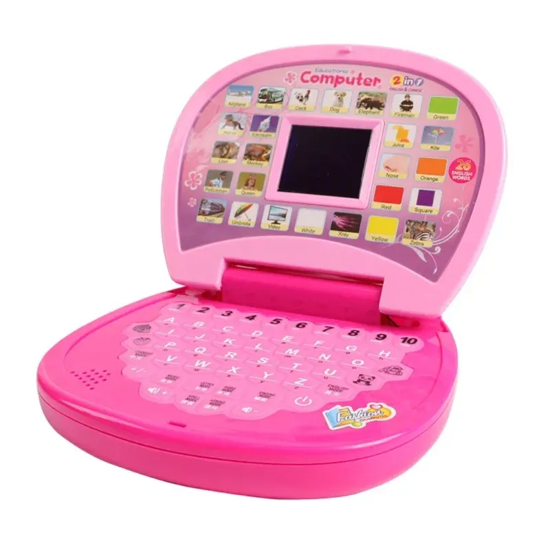 Educational Kids Toy Laptop | ABC & 123 Learning Computer | LED Display & Music | Bilingual (English & Chinese) | Toddler Educational Toy (Ages 2-4)