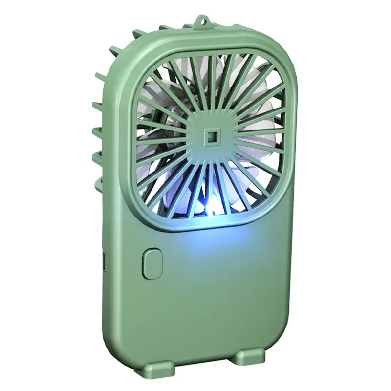 ARELENE 5-in-1 Portable Handheld Fan | 3000mAh Power Bank | Foldable USB Rechargeable | 3 Speeds | Hanging Neck Cooling Fan