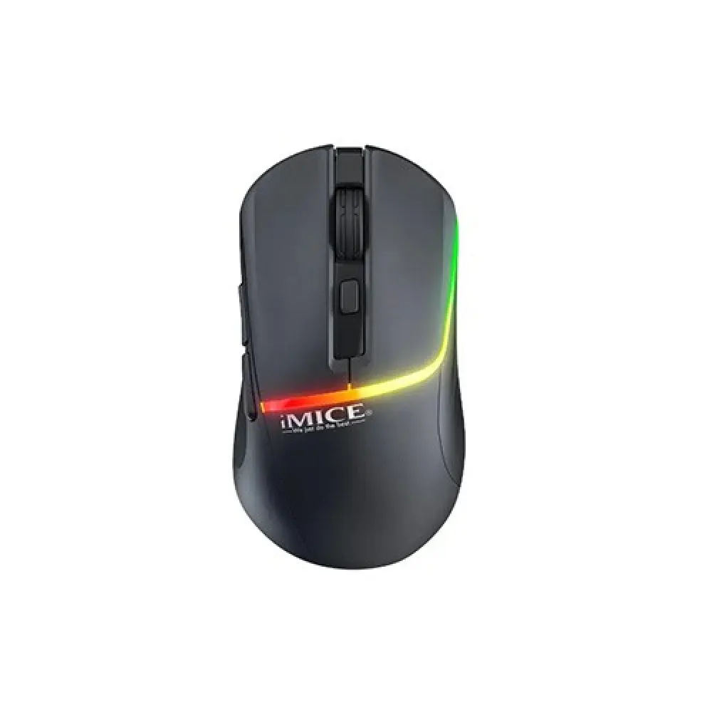 IMICE G902 RGB Rechargeable Wireless Gaming Mouse – 4000 DPI, 7-RGB Backlight, USB & Type-C