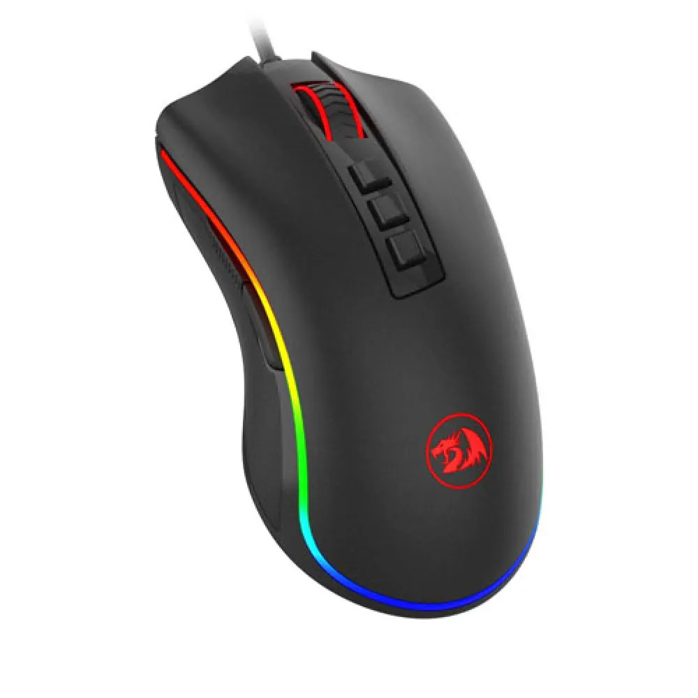 Redragon M711 COBRA RGB Gaming Mouse – 10000 DPI, 7 Programmable Buttons, RGB LED Lighting