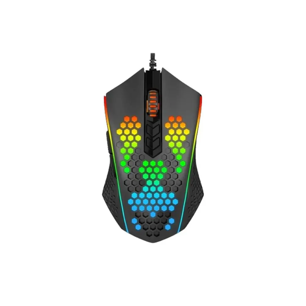 Redragon M809-K RGB Wired Gaming Mouse – 12400 DPI, Ultra-Lightweight 80g, Honeycomb Shell