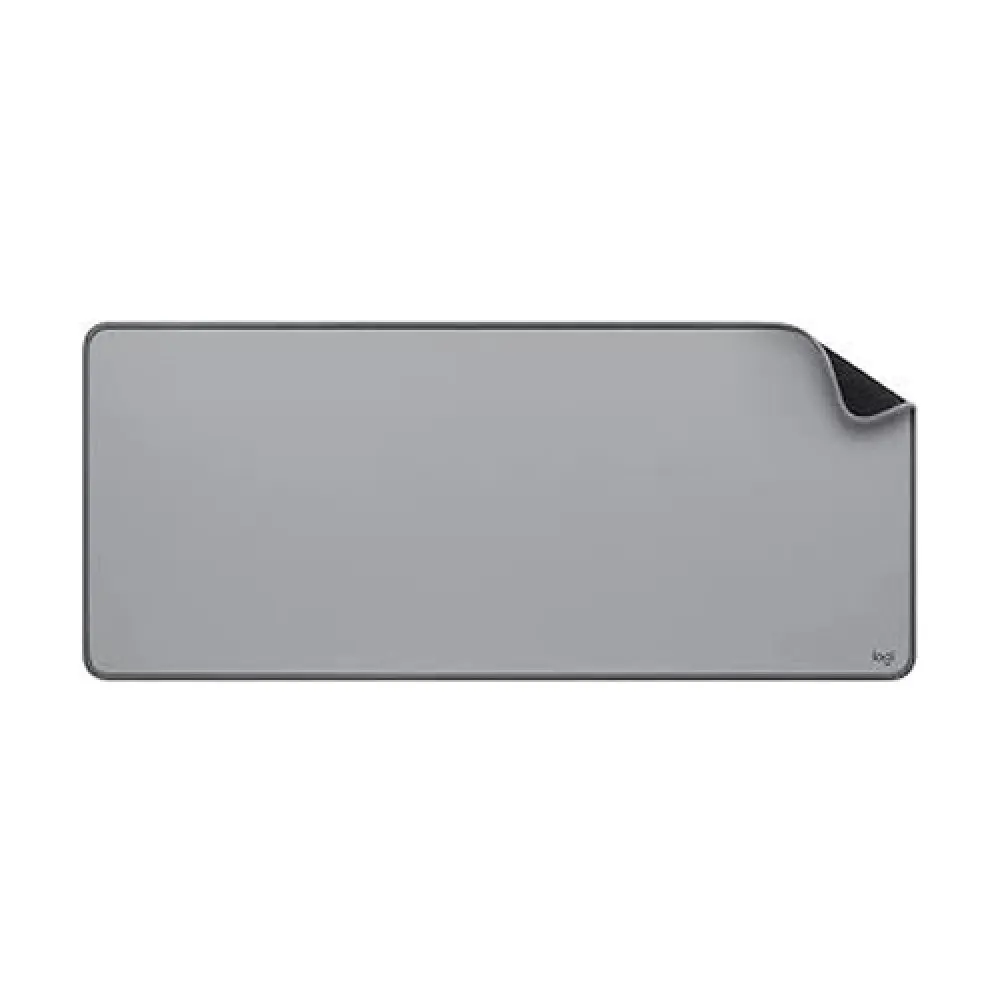 Logitech Studio Series Desk Mat (Mid Grey) – Soft, Anti-Slip, Eco-Friendly & Durable Design