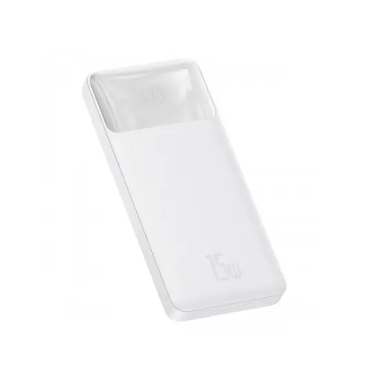 Baseus Bipow Digital Display 15W 20000mAh Power Bank – Fast Charging, USB-C, Dual USB-A, LED Display