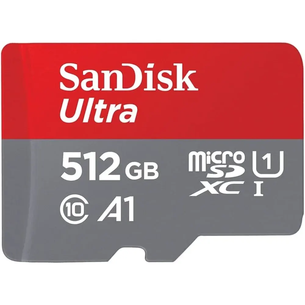 SanDisk 512GB Ultra microSDXC UHS-I Memory Card with Adapter