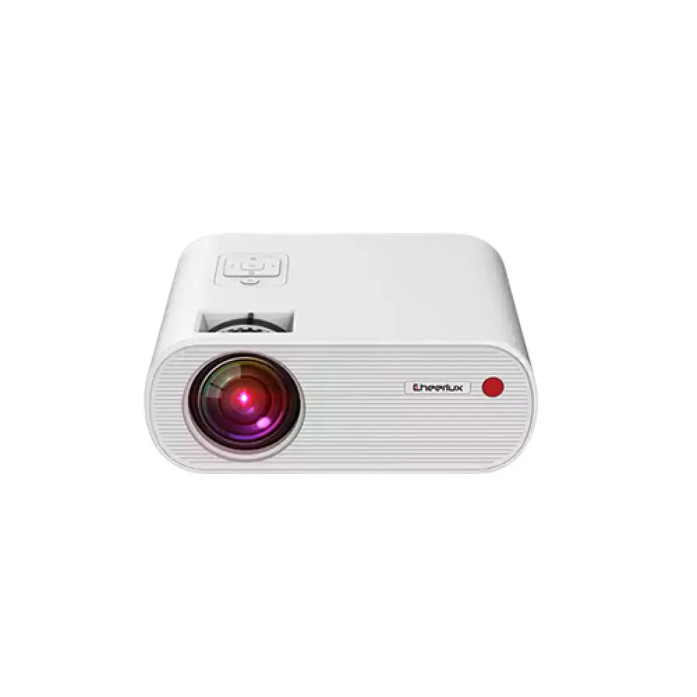 CHEERLUX C10 2600 Lumens 1080p Native HD Projector – 720p Resolution, Manual Focus, LED Lamp, HDMI & USB Ports