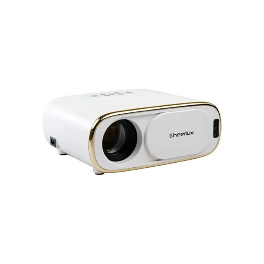 Cheerlux C16 4000 Lumens 1080p Android 9.0 Full HD LED Multimedia Projector – Smart Streaming, High Brightness, 50,000h Lamp Life