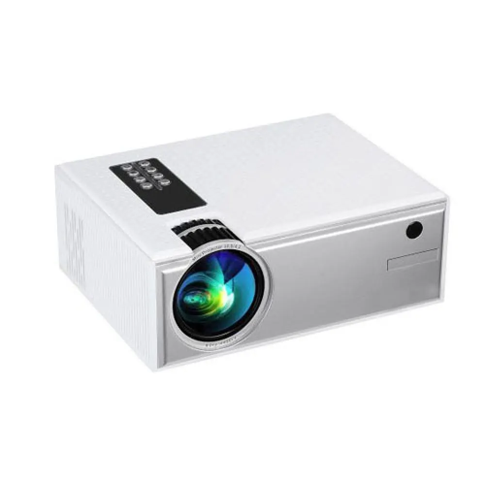 Cheerlux C8 1800 Lumens Mini LED Projector – Compact & Versatile Home Theater with HDMI, USB, VGA Support