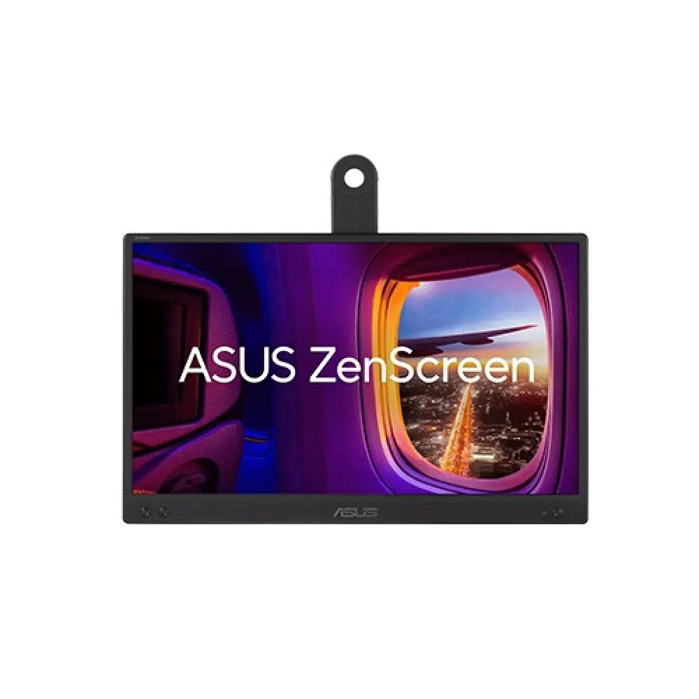 ASUS ZenScreen MB166CR 16-inch 60Hz Full HD Portable Type-C Monitor | USB Powered | Flicker-Free & Low Blue Light