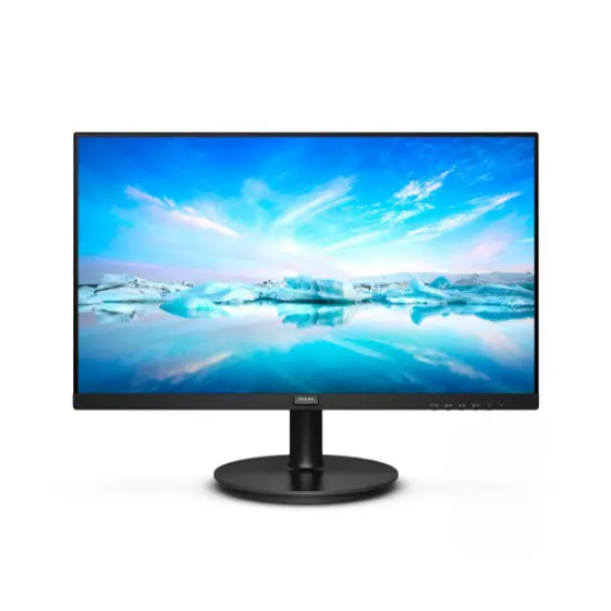 Philips 222V8LA/94 21.5" Full HD VA LED Monitor – 75Hz, 4ms, SmartImage, Built-in Speakers | Vivid Colors & Smooth Performance | Wonderbrands